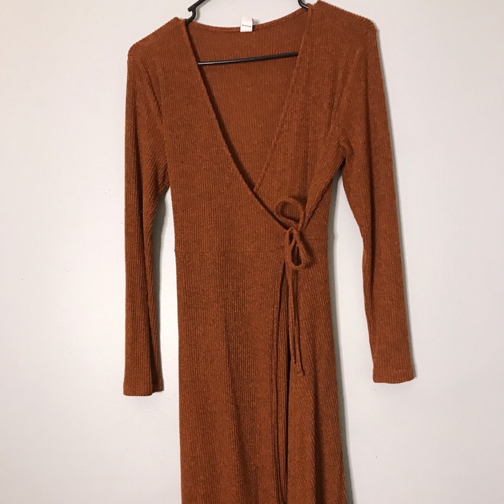 Long Burnt Orange Old Navy Dress